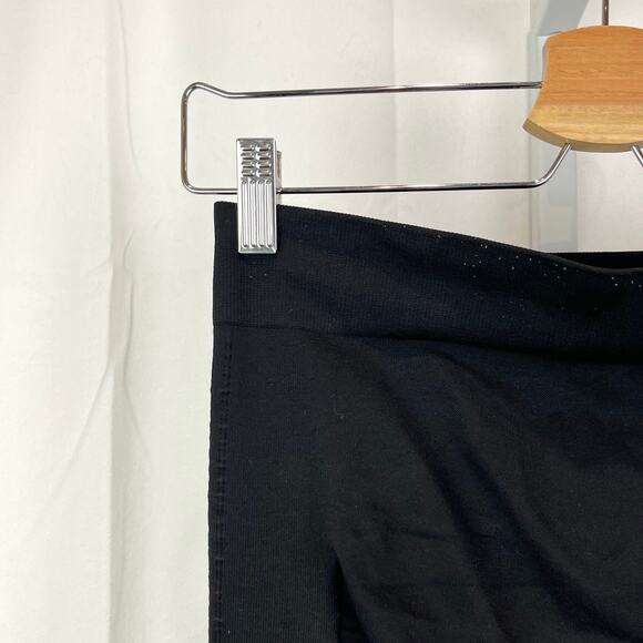 BLANQI Size L Maternity Support Leggings Pull On Skinny Stretch Black - Picture 5 of 8